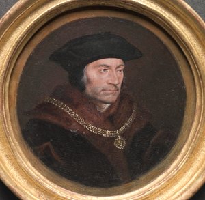 Porträt von Sir Thomas More von follower of Hans Holbein