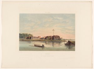 Fort Zeelandia in Paramaribo. Blick auf Fort Zeelandia in Paramaribo
