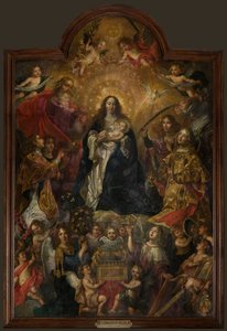 Pfarrkirche (Sint-Walburgakerk). Gemälde. Nicolas De Liemaeckere. von or Liemaecker Nicolaas de Liemakere