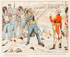 A Waterloo Cambronne gegen die Engländer 1815 von pseudonym for Onfray de Breville Jacques Job