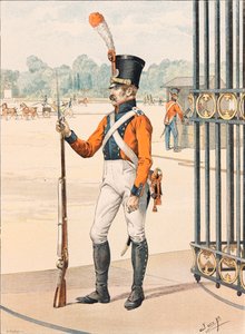 Uniform der französischen Truppen zu allen Zeiten: Grenadier de France von pseudonym for Onfray de Breville Jacques Job