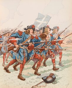 Jacques Marie Gaston Onfroy de Breville dit JOB (1858-1931) - Das erste Bajonett (Militärischer Angriff zur Zeit von Ludwig XIII.) von pseudonym for Onfray de Breville Jacques Job