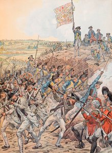Jacques Marie Gaston Onfroy de Breville dit JOB (1858-1931) - Die Franzosen während der Schlacht von Yorktown im Oktober 1781 während des Unabhängigkeitskrieges, Privatsammlung von pseudonym for Onfray de Breville Jacques Job