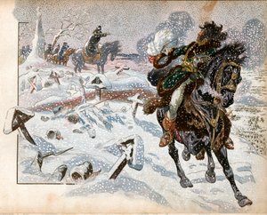 Joachim Murat (1767-1815) in der Schlacht von Eylau am 8. Februar von pseudonym for Onfray de Breville Jacques Job
