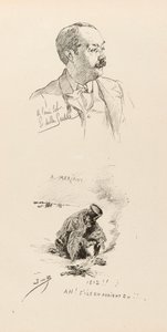 Porträt von Job (Jacques Marie Gaston Onfroy de Breville) von pseudonym for Onfray de Breville Jacques Job