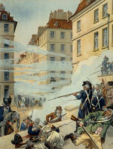 Royalistische Aufstände gegen die Konvention am 5. Oktober von pseudonym for Onfray de Breville Jacques Job