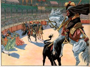 Ein Stierkampf in Spanien. Joachim Murat