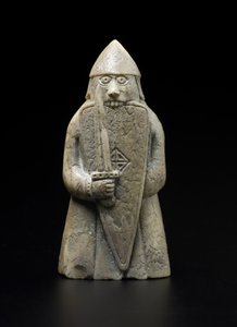 Lewis-Schachfigur - Berserker von school Scandinavian