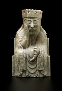 Lewis-Schachfigur - Königin