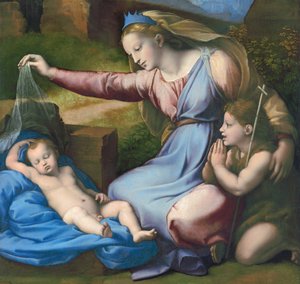 Madonna mit blauem Diadem