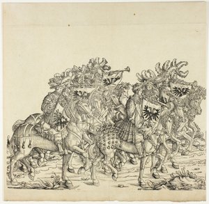 Triumph des Maximilian von the Elder Hans Burgkmair