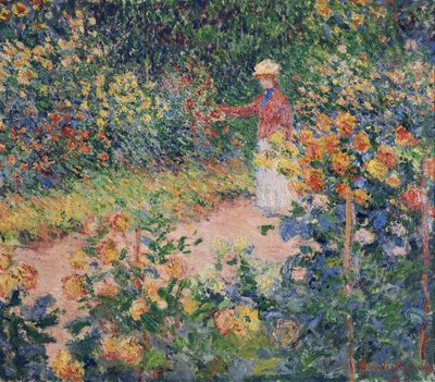 3dRose Keramikfliese Claude Monet Giverny Garten | 15,2 Cm | Hochglanz Für Spritzschutz