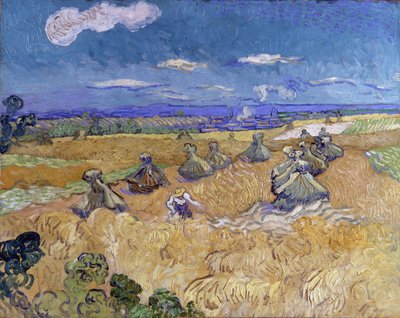 Leinwandbild Vincent Van Gogh 'Die Ernte' – 120x80 Cm, Fertig Auf Keilrahmen Gespannt, Made In Germany