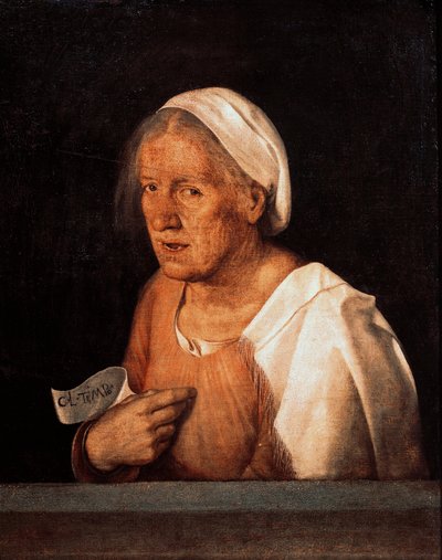 La Vecchia (Die alte Frau) von Giorgione
