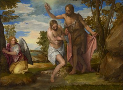 Die Taufe Christi, ca. 1550-1560 von Veronese