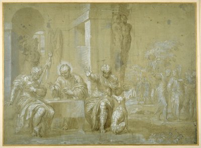Das Abendmahl in Emmaus, ca. 1550 von Veronese