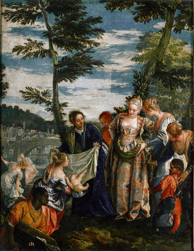Die Auffindung des Moses von Veronese