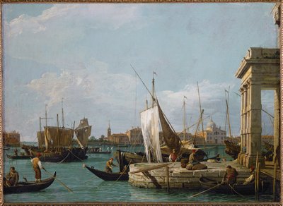 Die Dogana in Venedig von (1697-1768) Canaletto