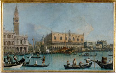 Der Palazzo Ducale in Venedig von (1697-1768) Canaletto