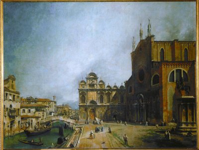 Der Platz vor Santi Giovanni e Paolo, Venedig von (1697-1768) Canaletto