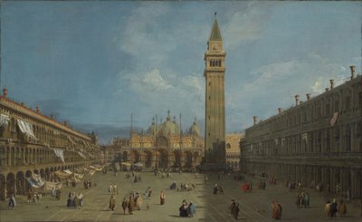 Piazza San Marco, um 1730 von Canaletto