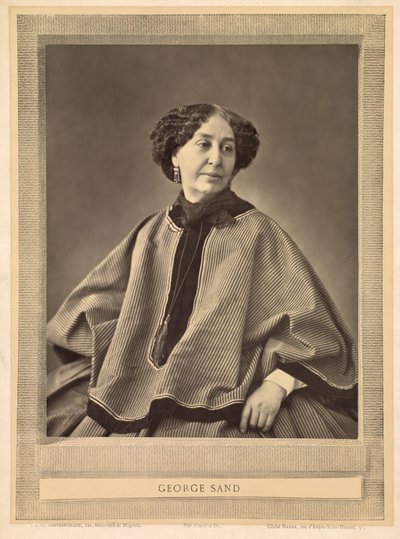 Porträt von George Sand von (1820 1910) Nadar