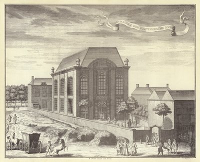 Die portugiesische Synagoge, Amsterdam von (after) Dutch School