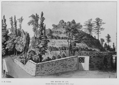 Marlborough, Der Hügel im Jahr 1788 von (after) English School