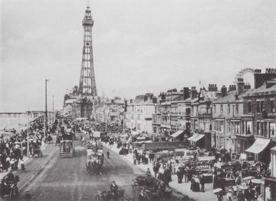 Zentrale Promenade, Blackpool von (after) English photographer