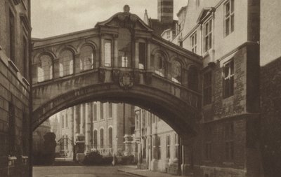 Hertford College, Die Brücke von (after) English photographer