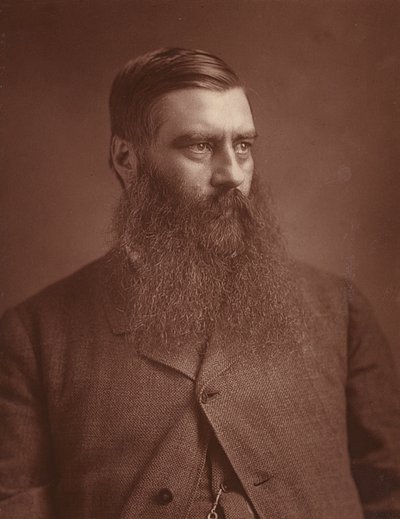 Porträt von G. A. Henty von (after) English photographer