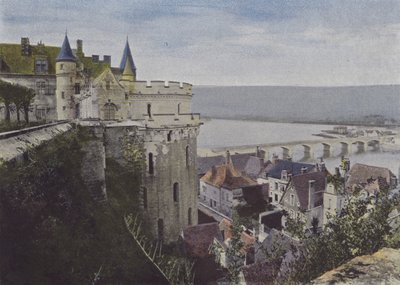 Schloss Amboise, Blick auf die Loire von (after) French Photographer