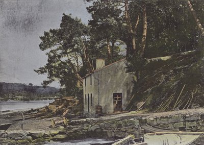 Der See, Auray (Farbfoto) von (after) French Photographer