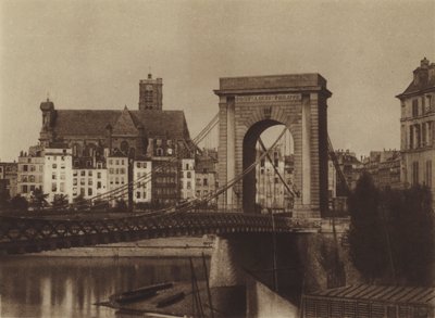 Die Pont Louis-Philippe Richtung rechtes Ufer von (after) French Photographer