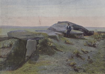 Der Dolmen von Mane-Lud, Locmariaquer (Farbfoto) von (after) French Photographer