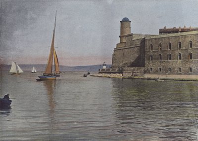 Marseille, Fort Saint-Jean (Farbfoto) von (after) French Photographer