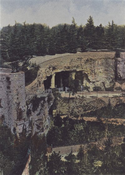 Rocamadour, Krypta von Saint-Amadour von (after) French Photographer