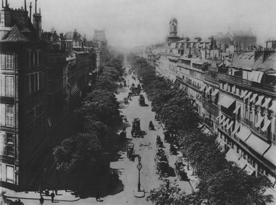 Die großen Boulevards am Square Druot von (after) French Photographer