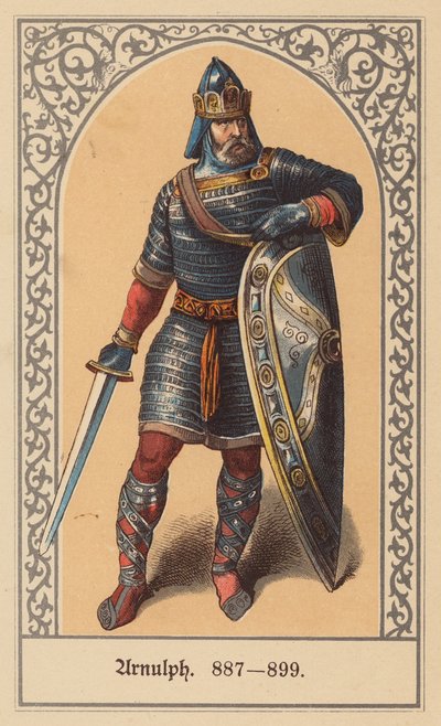 Arnulf von Kärnten, König von Ostfranken und Heiliger Römischer Kaiser von (after) German School