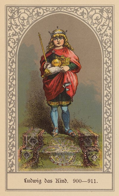 Ludwig das Kind, König von Ostfranken von (after) German School