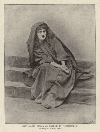 Miss Marie Brema als Ortrud in "Lohengrin" von (after) German photographer