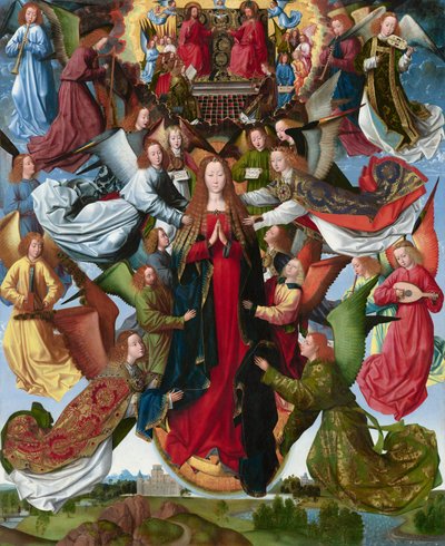Maria, Königin des Himmels von (attr. to) Master of the St. Lucy Legend