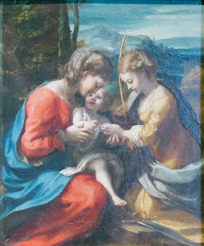 Mystische Hochzeit der Heiligen Katharina von (c.1489 1534) Correggio