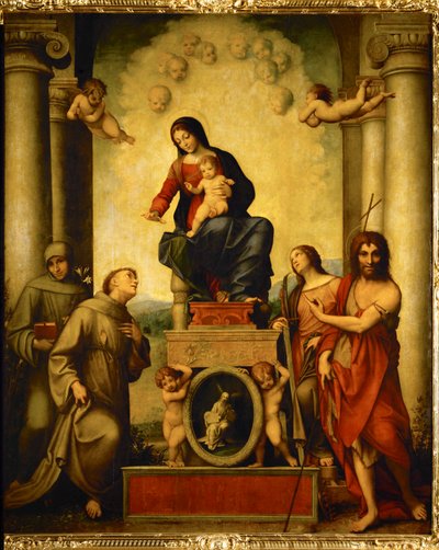 Die Madonna des Heiligen Franziskus von Assisi von (c.1489-1534) Correggio