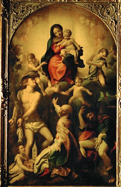 Die Madonna des heiligen Sebastian von (c.1489-1534) Correggio