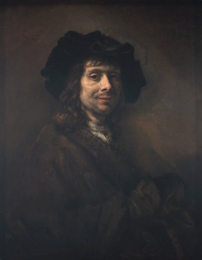 Porträt eines jungen Mannes (vielleicht ein Künstler) 1661-62 von (studio of) Rembrandt Harmensz. van Rijn