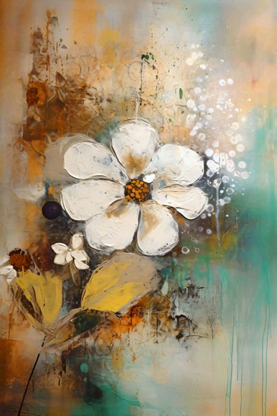 Florale Dicke Textur Ballett von F. Abderrahim