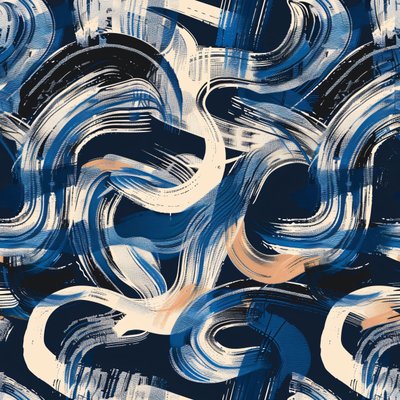Lebendige abstrakte Pinselstriche, abstraktes Textur-Design, Kunstdrucke auf Leinwand von F. Abderrahim