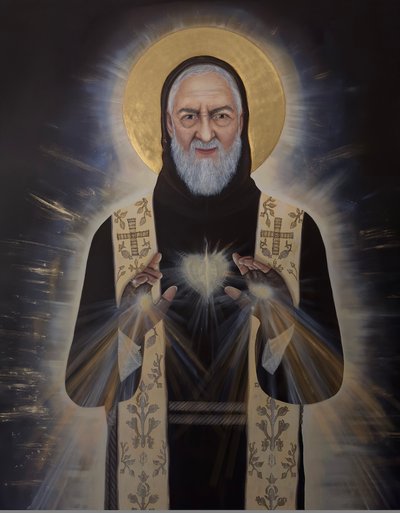 Padre Pio  von Simone Amon