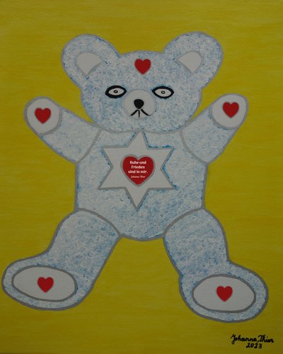 Rosentaler Friedens-Teddy von Johanna Thier